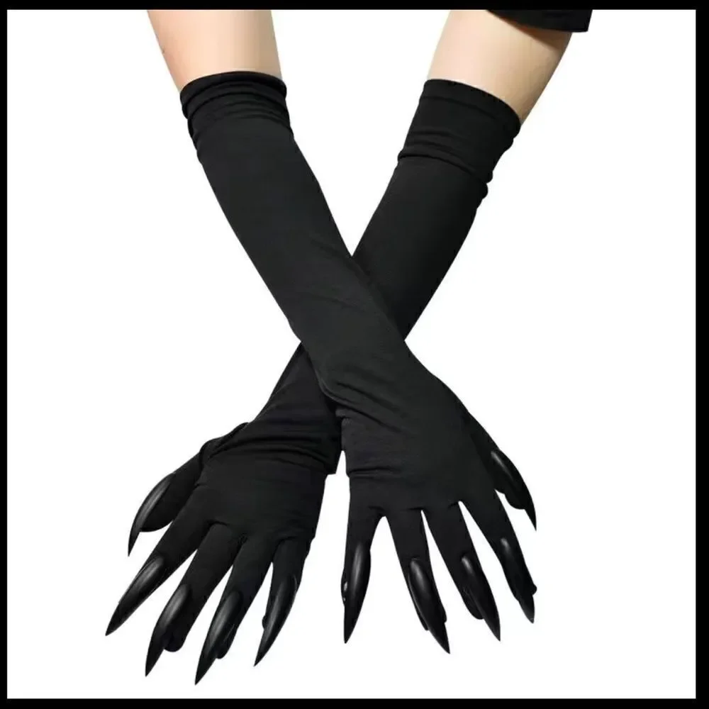 Long gloves with claws, see pictures for measurments one size fits most